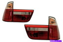 USテールライト BMW E53 X 5用LEDテールランプクロムの内側の赤&クリスタルレンズ LED Tail Lamp Chrome Inner Red & Crystal Lens For BMW E53 X5(2)