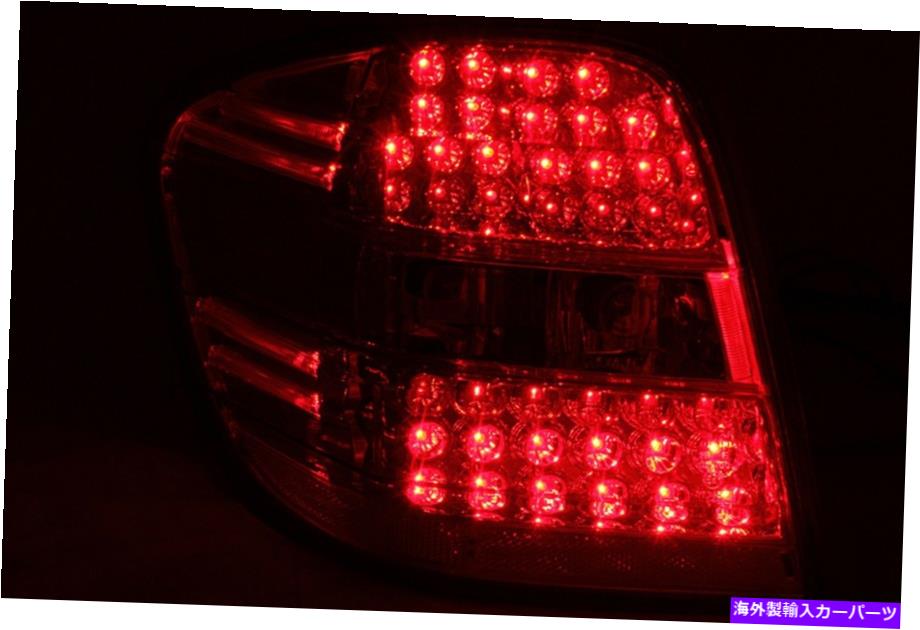 USテールライト Mercedes-Benz MLクラスAMGテールライト左右ペア赤＆クリアレンズ Fits Mercedes-Benz ML Class AMG Tail Lights Left & Right Pair Red & Clear Lens 3