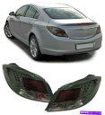 USテールライト Opel Insignia 2008-5 / 2013のためのすべての喫煙したLEDテールライトランプ ALL SMOKED LED TAIL...