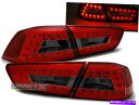 USテールライト 三菱ランサー8セダン08-11赤い煙LED CA LDMI05 Xino CAのテールライト Tail Lights for Mitsubis...
