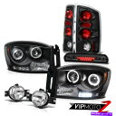 USテールライト 2006 Dodge Ram Stブラックヘッドライトリアブレーキライト駆動霧の第3貨物LED 2006 Dodge Ram ST Black...