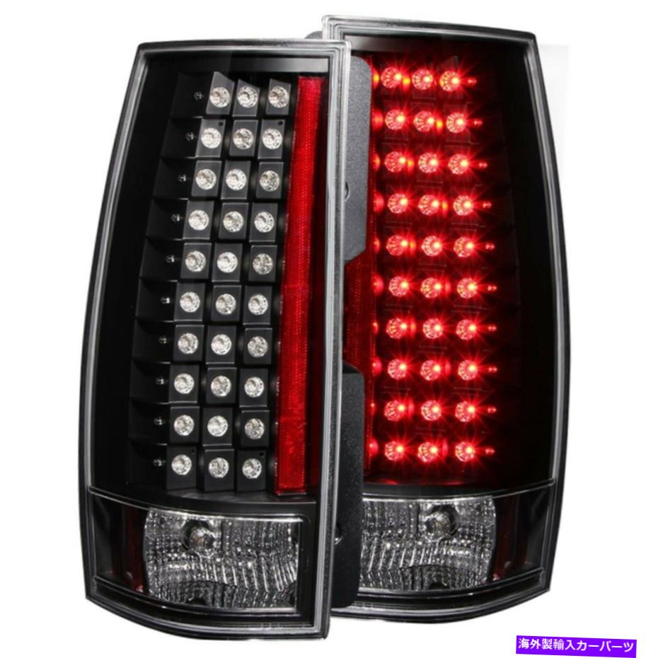 USテールライト Anzo LED Taillights Black G4は2007-2014 Chevrolet郊外にあります ANZO LED Taillights Black G4 for 2007-2014 Chevrolet Suburban