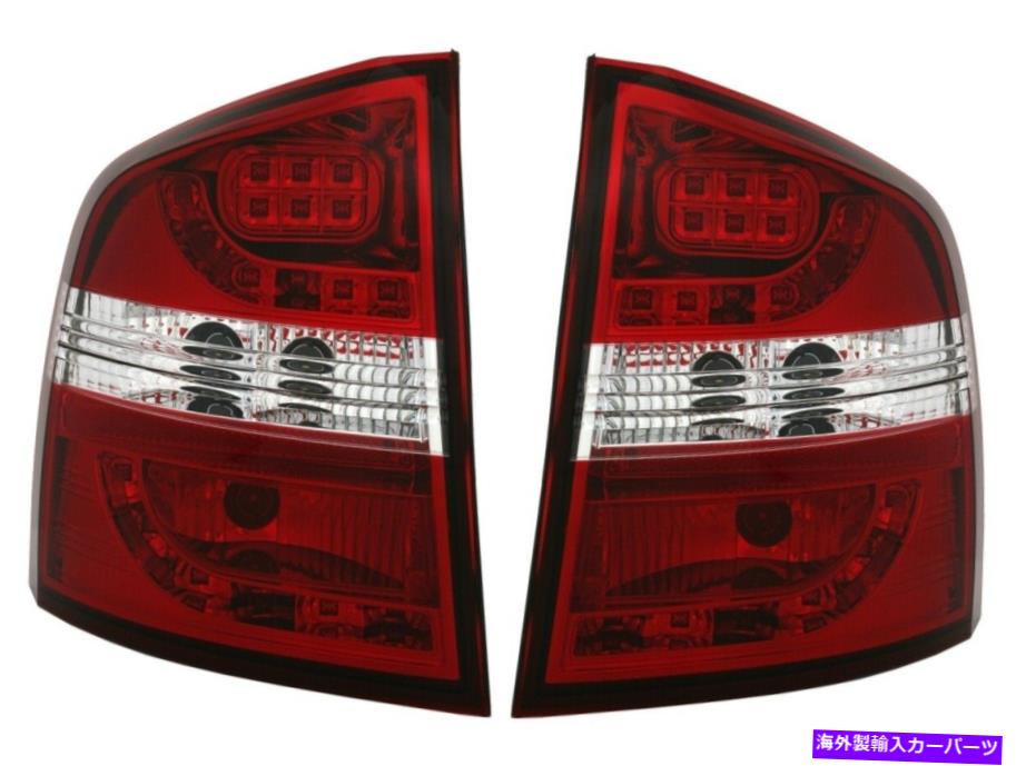 USテールライト Pilotos Traseros Para Skoda Octavia 2 II Kombi 2004-Rojo Blanco LED US LDSK03WP P..