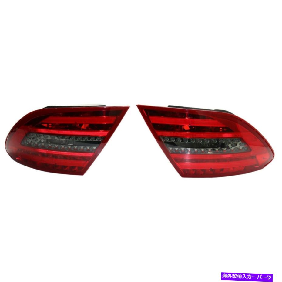 USテールライト 2012-2013 Mercedes-Benz C250のテールライト2ドライバーと助手席側のセット Tail Light For 2012-2013 Mercedes-Benz C250 Set of 2 Driver and Passenger Side