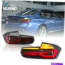 USテールライト BMW 3シリーズF30 2012-2015順次インジケータLEDのテールライトクリアブラック Tail Light Clear Black For BMW 3 Series F30 2012-2015 Sequential Indicator LED(2)