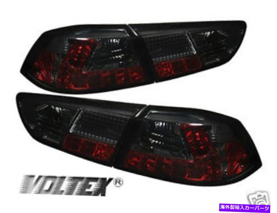 USテールライト 2008-2012三菱ランサーの進化X LEDテールライトバーライトバーランプの煙 2008-2012 MITSUBISHI LANCER EVOLUTION X LED TAIL LIGHT BAR LIGHTBAR LAMP SMOKE