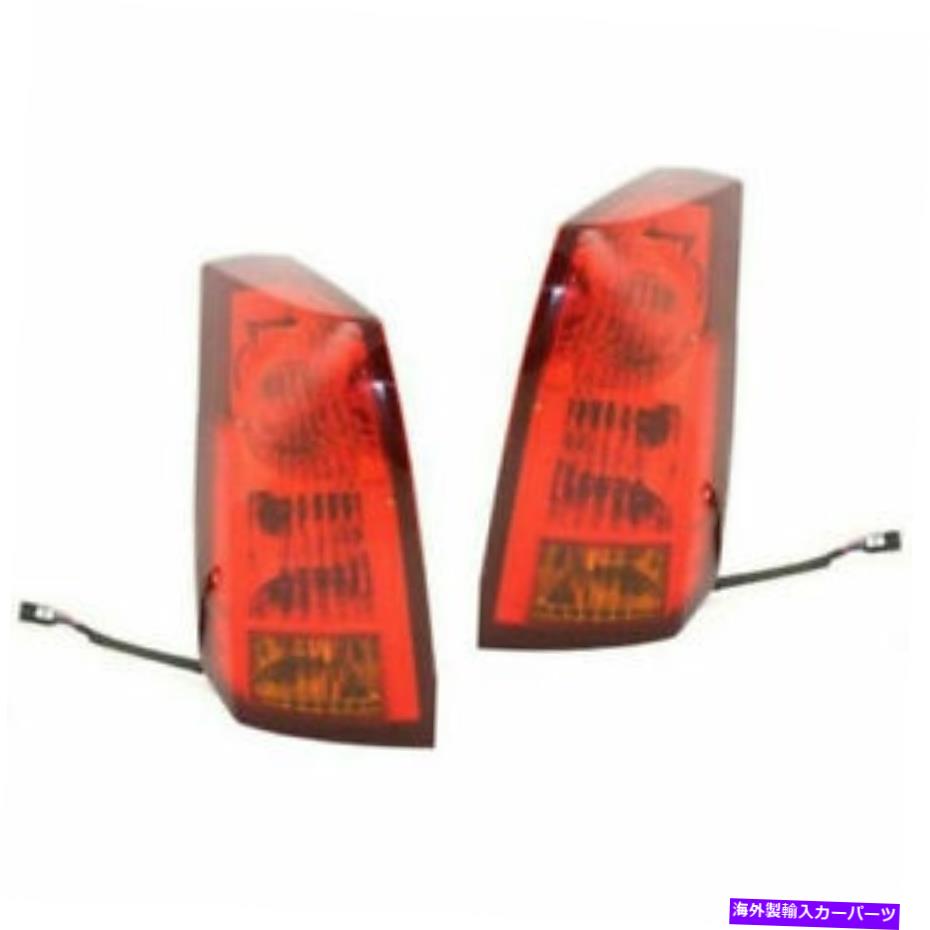 USテールライト 2004-2007キャデラックCTSの2 LH＆RHサイドフィットの新しいテールライトアセンブリセット New Tail Light Assembly Set Of 2 LH & RH Side Fits 2004-2007 Cadillac CTS