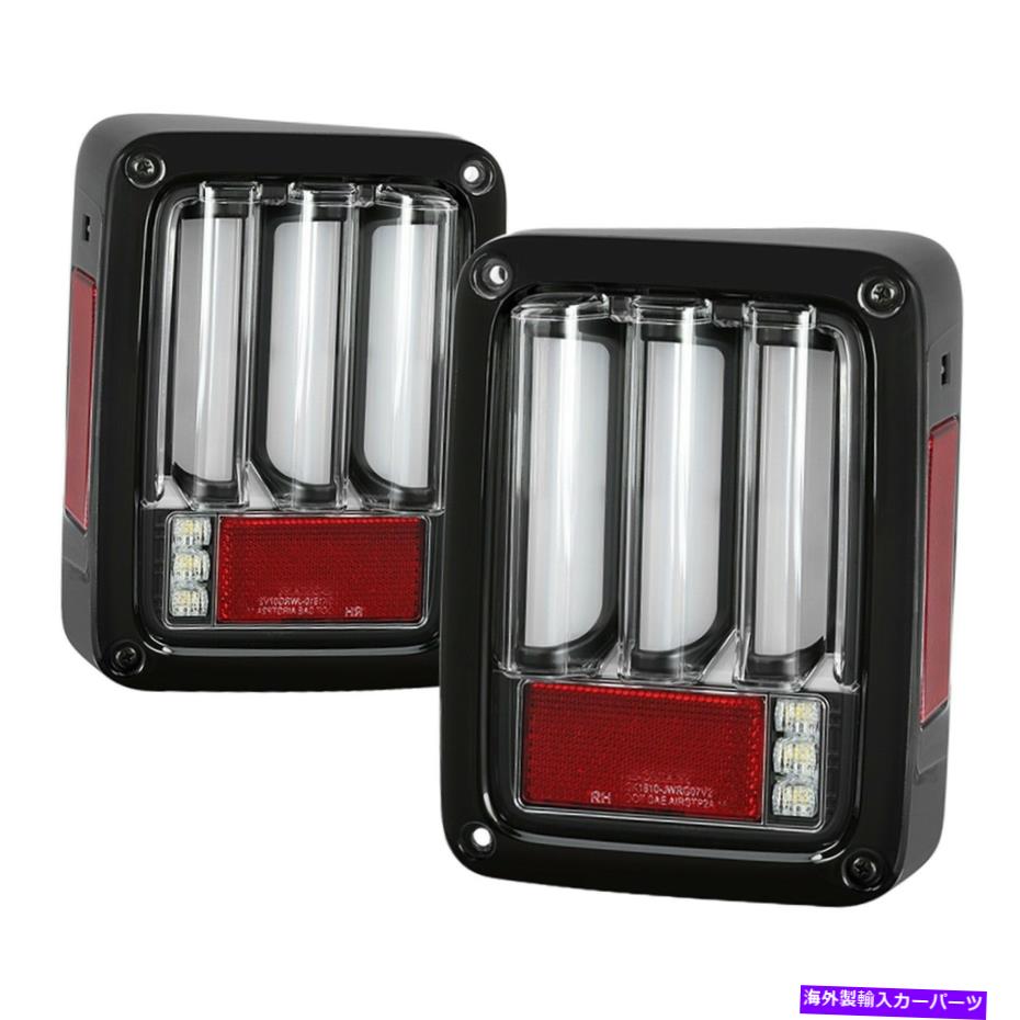 USテールライト スパイダーの自動5084774 LEDテールライトがフィット07-18ラングラー（JK） Spyder Auto 5084774 LED Tail Lights Fits 07-18 Wrangler (JK)