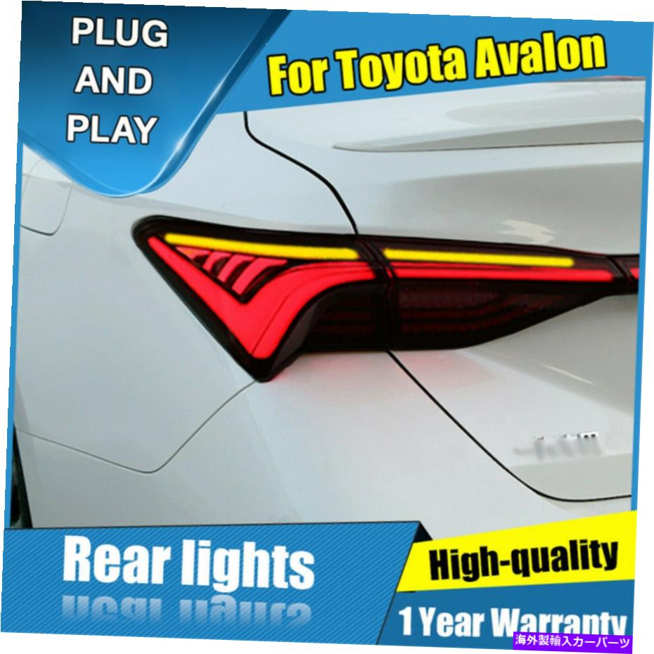 USテールライト トヨタアバロン2019-2020レッド/ダークLEDリアライトアセンブリLEDテールランプ For Toyota Avalon 2019-2020 Red / Dark LED Rear Lights Assembly LED Tail Lamps