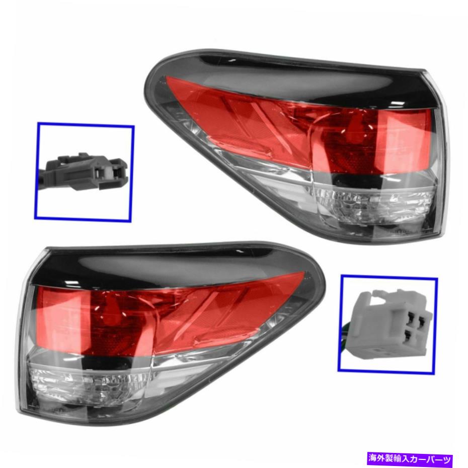 USテールライト テールライトTaillampの外側左利線13-14 LEXUS RX350 RX450H用 Tail Light Taillamp Outer Right Left RH LH Pair for 13-14 Lexus RX350 RX450h 1