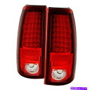 USテールライト テールライトセットLEDテールライト - 赤クリア Tail Light Set LED Tail Lights - Red Clear(2)