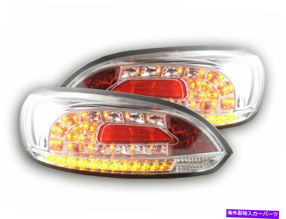 USơ饤 VW Sciroccoꥢ೰LEDơ饤ȥꥢ2008-2014ǥ VW SCIROCCO CLEAR CHROME LOOK LED TAIL LIGHTS REAR LAMPS 2008-2014 MODEL