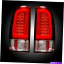 USテールライト 2008-2016フォードF250 350 450スーパーデューティレコン赤LEDリアテールライトペア 2008-2016 Ford F250 350 450 Super Duty RECON Red LED Rear Tail Lights Pair
