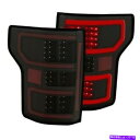 USテールライト 18-19 Ford F150 - 321338のためのAnzo L.E.Dテールライトブラック - 321338 ANZO L.E.D TAIL LIGHTS BLACK for 18-19 Ford F150 - 321338