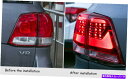 USテールライト トヨタランドクルーザーLC200 08-15 LEDカーリアテールライトブレーキリバースランプ For Toyota Land Cruiser...