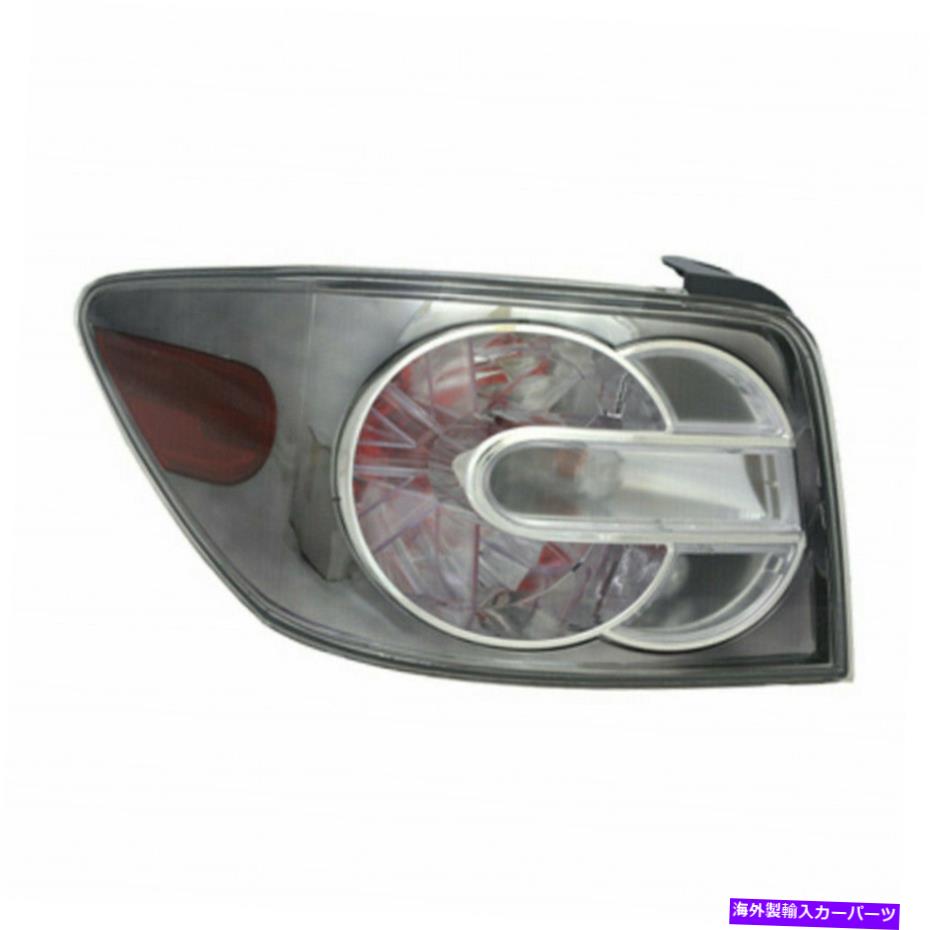 USテールライト Mazda CX-7 TAIL LIGHT 2010 2011 2012ドライバ側W /電球ドット認定 Fits Mazda CX-7 Tail Light 2010 2011 2012 Driver Side w/Bulbs DOT Certified