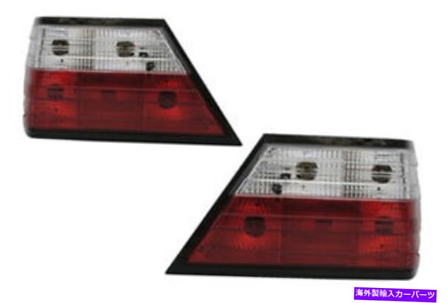 USơ饤 ٥W124 1985-1996 E饹Υʡơץåɡꥹ SONAR Tail Lamp Red &Crystal For Benz W124 1985-1996 E-Class Sedan