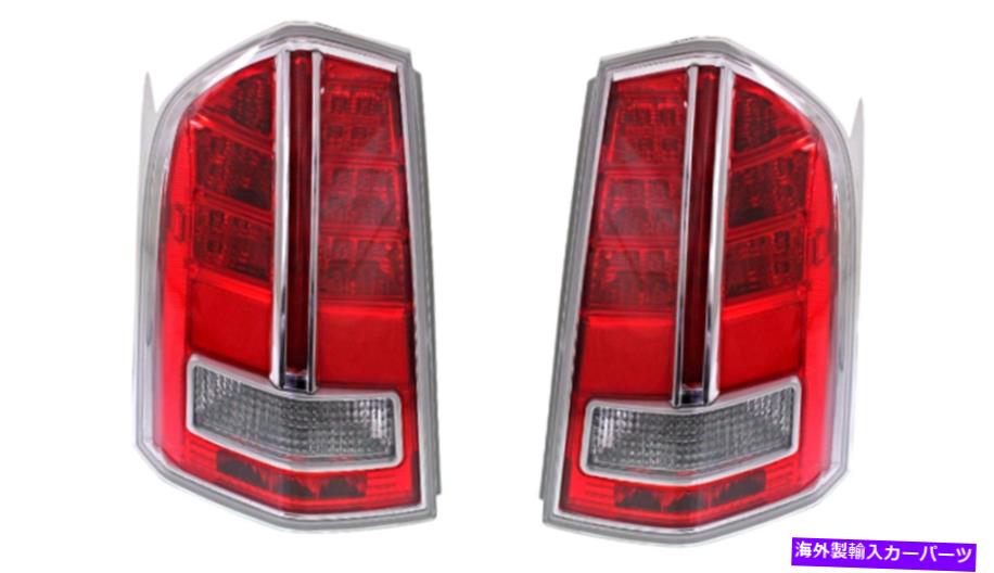 USテールライト Chrome Center Accentを搭載 Fits 11-12 Chrys 300 Left & Right Set Tail Lamp Assem with Chrome Center Accent