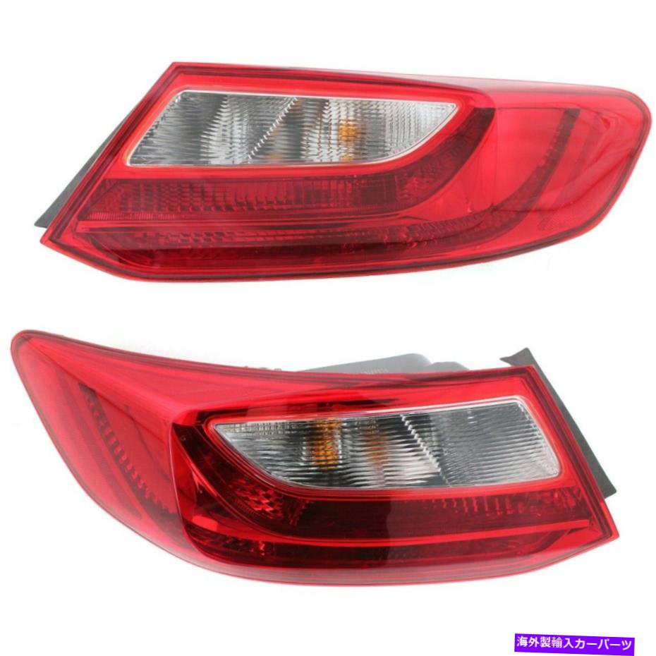 USテールライト ペアテールライトランプ2左右のHO2800185C、HO2801185Cクーペのセット Pair Tail Lights Lamps Set of 2 Left-and-Right HO2800185C, HO2801185C Coupe