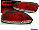 USテールライト VW Scirocco 3 III 2008-2014赤ホワイトLED CA LDVWI1 Xinoのテールライトのペア Pair of Ta...
