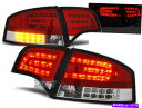 USテールライト Audi A4 B7 04-08 Sedan Red White LED CA LDAU70 Xino CAのテールライト Tail Ligh...