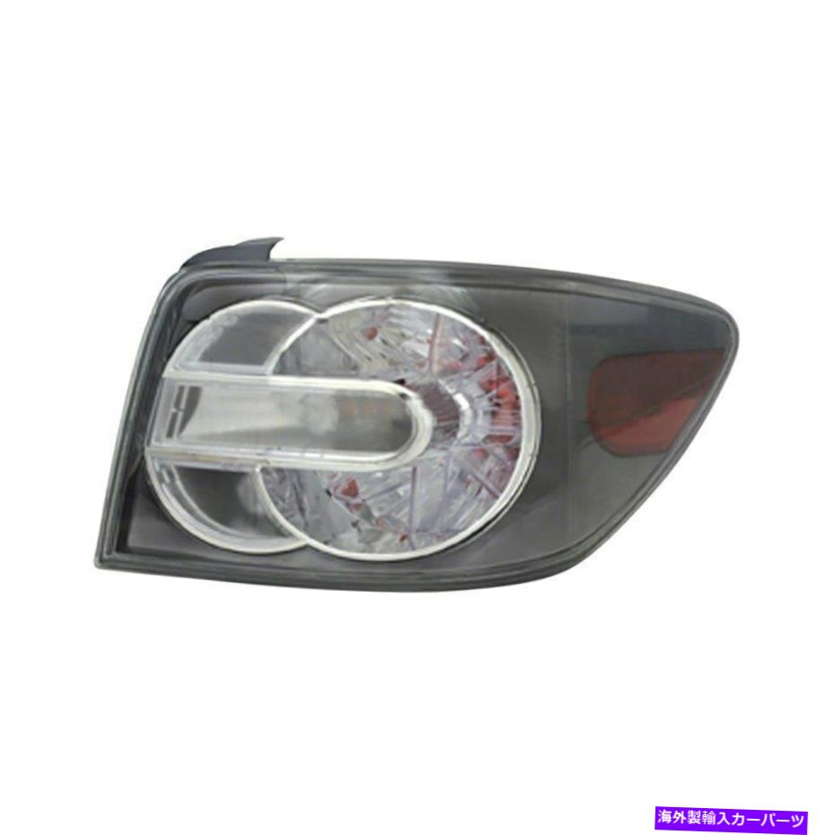 USテールライト マツダCX-7 07-09 TRUPARTS MA2801138C旅客サイド交換テールライト For Mazda CX-7 07-09 TruParts MA2801138C Passenger Side Replacement Tail Light