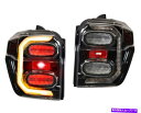 USテールライト 2010-2021トヨタ4ランナーXB LEDテールライト（スモークセット） 2010-2021 Toyota 4Runner XB LED Tail Lights (Smoked Set)