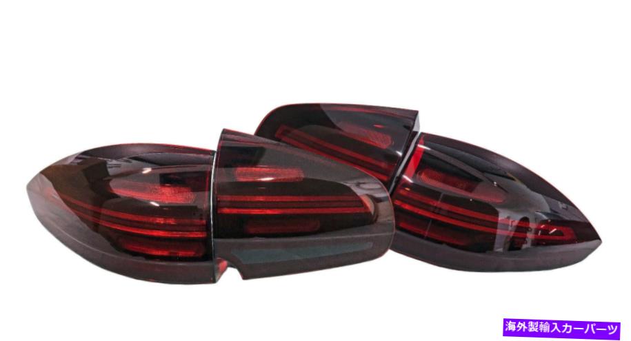 USテールライト 4倍の新しいオリジナルLEDテールライトリアランプポルシェカイエン958ターボ 4x NEW ORIGINAL LED Tail lights Rear Lamps PORSCHE CAYENNE 958 TURBO