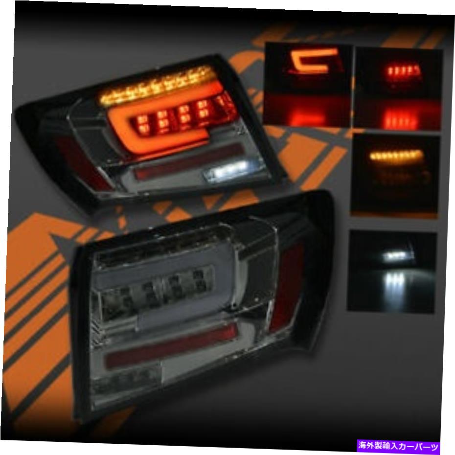 USテールライト スバルインプレッサ07-13＆WRX STIのための喫煙したLED順次インジケータテールライト Smoked LED Sequential Indicator Tail lights for Subaru Impreza 07-13 & WRX STI