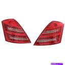 USテールライト フィット2010-2013メルセデスベンツS600テールライトペアサイド Fits 2010-2013 Mercedes-Benz S600 Tail Light Pair Side