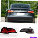 USテールライト Tesla Model 3 2017-2020暗いリセルOEMリアライトのためのLED Taillightsアセンブリ LED Taillights Assembly For Tesla model3 2017-2020 Dark Replace OEM Rear lights