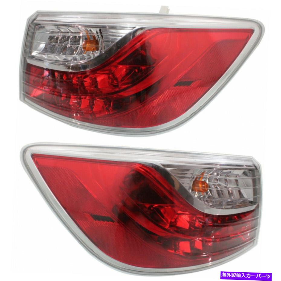 USテールライト Mazda CX-9テールライト201011 2012 LHおよびRHペア/セットアウターMA2804110 For Mazda CX-9 Tail Light 2010 2011 2012 LH and RH Pair/Set Outer MA2804110