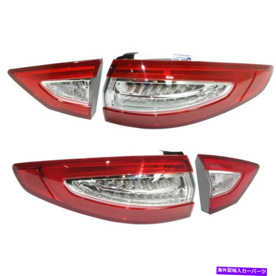 USơ饤 TAIL LIGHT LOUP FORD FUSION 2013-2016ΤκLHRH Tail Light Lamp Left-and-Right LH & RH for Ford Fusion 2013-2016