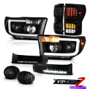 USテールライト 07~13トヨタツンドラ限定テールライトヘッドランプバンパーDRLスモーキーフォッキーLED For 07-13 Toyota Tundra ...