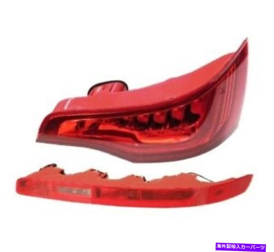USテールライト Audi Q7 2010のための新しい旅客右上下の純正LEDテールライトランプ NEW Passenger Right Upper & Lower Genuine LED Tail Lights Lamps For Audi Q7 2010