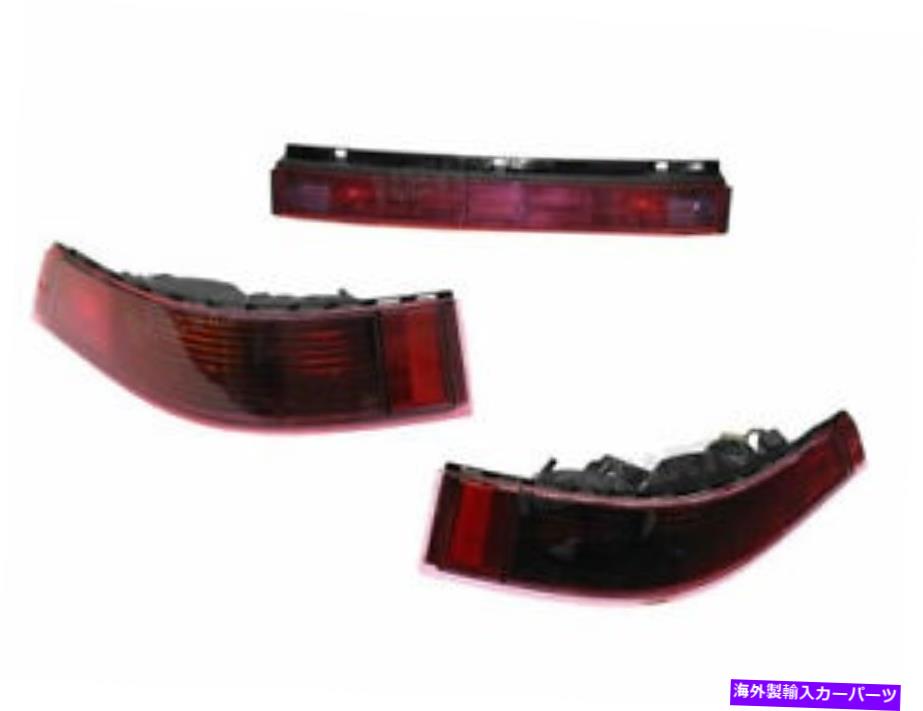 USテールライト ポルシェ964 911 C2 C4 Targa RSアメリカテールライトレンズセットリフレクター本物 Porsche 964 911 C2 C4 Targa RS America Tail Light Lens Set Reflector Genuine