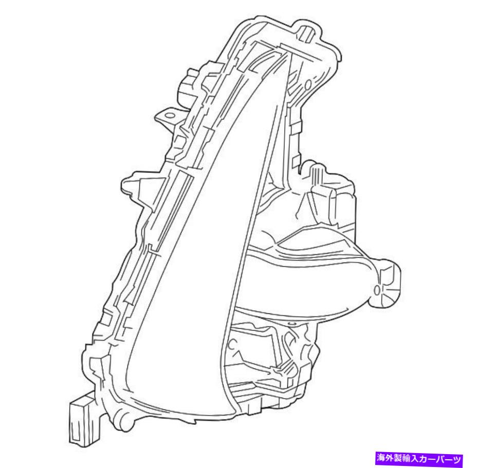 USテールライト 2017-2018プリウスプライムフロントターン信号（SONAR付）（Passnger Side）81510-47090 2017-2018 Prius Prime Front Turn Signal (WITH SONAR) (PASSNGER SIDE) 81510-47090