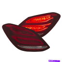 USテールライト ANZO 15-16メルセデスベンツCクラス（W205）4DR LED Taillights Red / Clear - ANZ321337 ANZO 15-16 Mercedes Benz C Class (W205) 4DR LED Taillights Red/Clear - anz321337