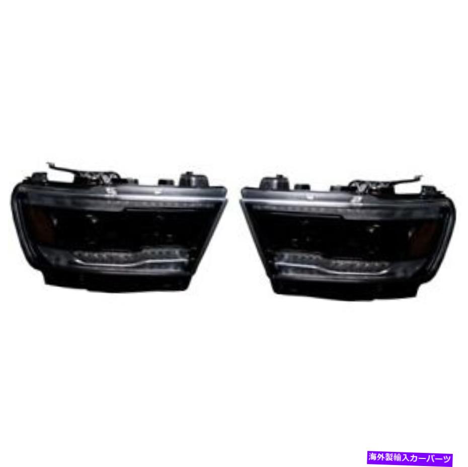 USテールライト RECON 264376LEDBKC LED HI / LOWビームプロジェクターヘッドライト19~20 RAM 1500 NEW Recon 264376LEDBKC LED Hi/Low Beam Projector Headlights For 19-20 RAM 1500 NEW