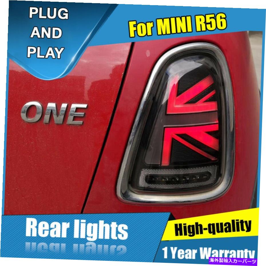 USテールライト BMWミニR56ダークLEDリアライトアセンブリLEDテールランプ2007-2013 For BMW MINI R56 Dark LED Rear Lights Assembly LED Tail Lamps 2007-2013