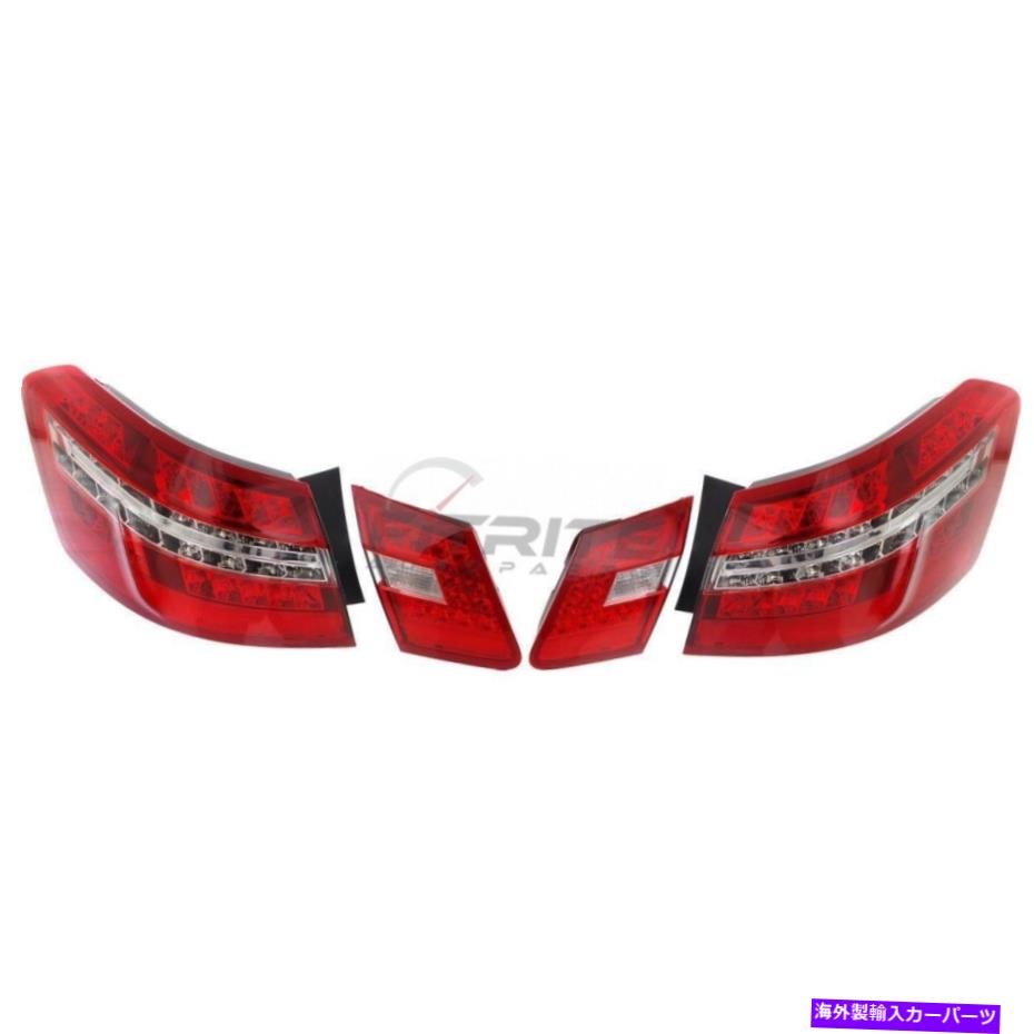 USơ饤 10-13 Mercedes-Benz E350 MB2811103Ѥ4 LHRHơ饤ȥ֥οå NEW SET OF 4 LH & RH TAIL LIGHT ASSEMBLY FOR 10-13 MERCEDES-BENZ E350 MB2811103