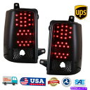 USテールライト 黒煙レンズLEDテールライトリアランプは1997年1997年ジープグランドチェロキー Black Smoke Lens LED Tail Lights Rear Lamps for 1997 1998 Jeep Grand Cherokee