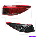USテールライト 2016年2017年マツダ6助手席側ABSプラスチックのためのテールライトフィット Tail Light Fits For 2016 2017 Mazda 6 Passenger Side Outer ABS Plastic