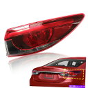 USテールライト 右外側LEDテールライトはマツダ6 2016-2017リアランプブレーキRH RH ABSプラスチック Right Outer LED Tail Light Fits Mazda 6 2016-2017 Rear Lamp Brake RH ABS Plastic