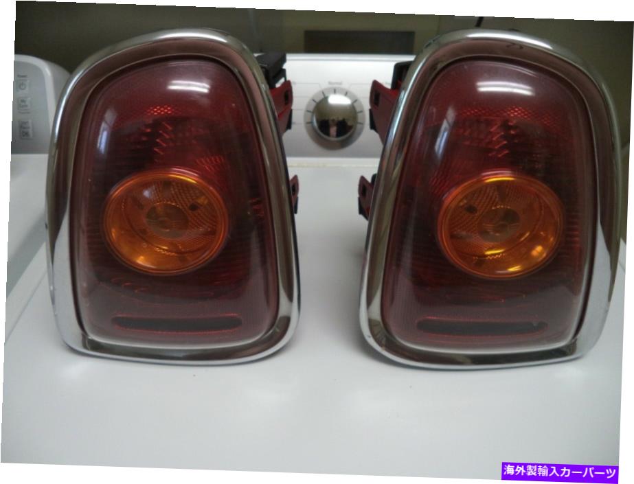 USテールライト Mini Cooper OEM、Trim Tail Light 2007-2010クリアレンズを含む Mini Cooper OEM LEFT & RIGHT INCLUDING TRIM Tail Light 2007-2010 Clear Lens USED