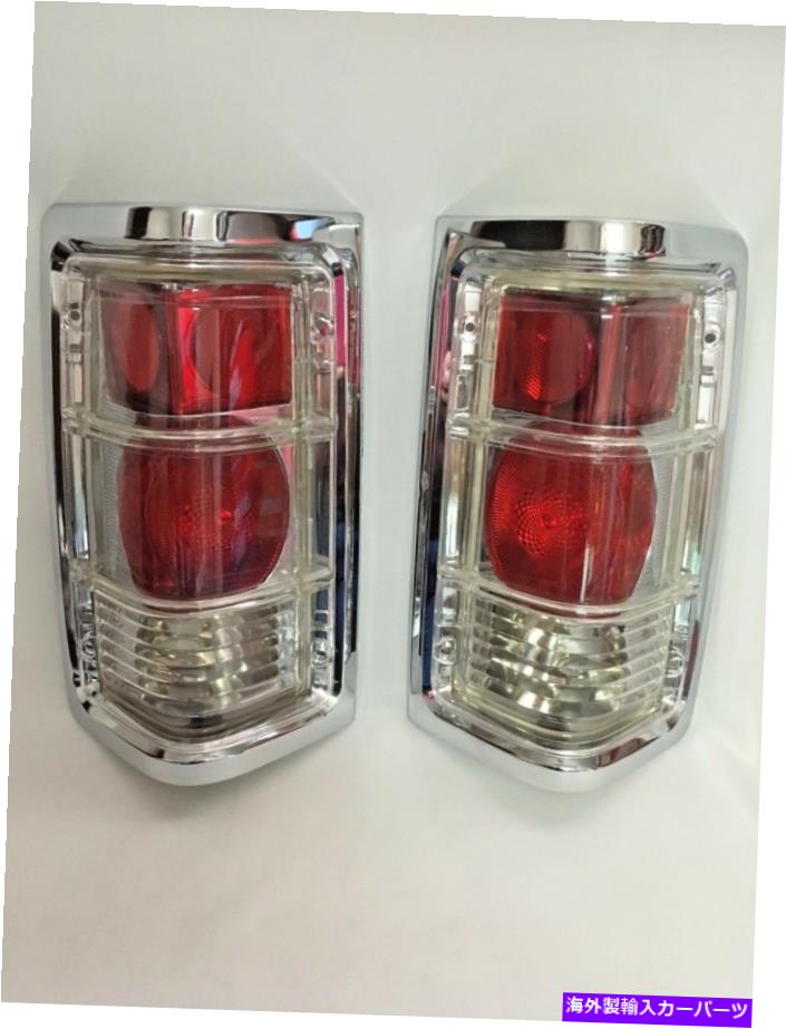 USテールライト 81-93 Dodge Ram Pu Taillights 2のセットChrome Trim 81/93 RAM充電器 81-93 DODGE RAM PU TAILLIGHTS SET OF 2 CLEAR WITH CHROME TRIM 81/93 RAM CHARGER 3