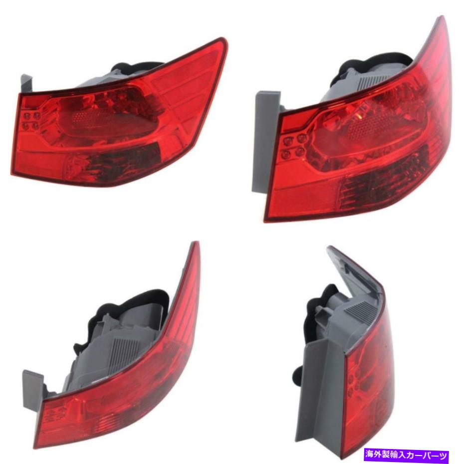 USテールライト ki2805101 10-13 Kia Forte Passenter側のテールライト KI2805101 Tail Light for 10-13 Kia Forte Passenger Side, Outer 1