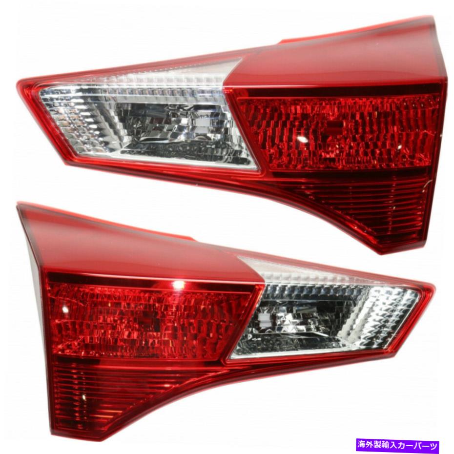 USテールライト 2013年 - 2015年トヨタRAV4ペアリアインナーテールライトCAPA TO2802112 For 2013-2015 Toyota RAV4 Pair Rear Inner Tail Light CAPA TO2802112