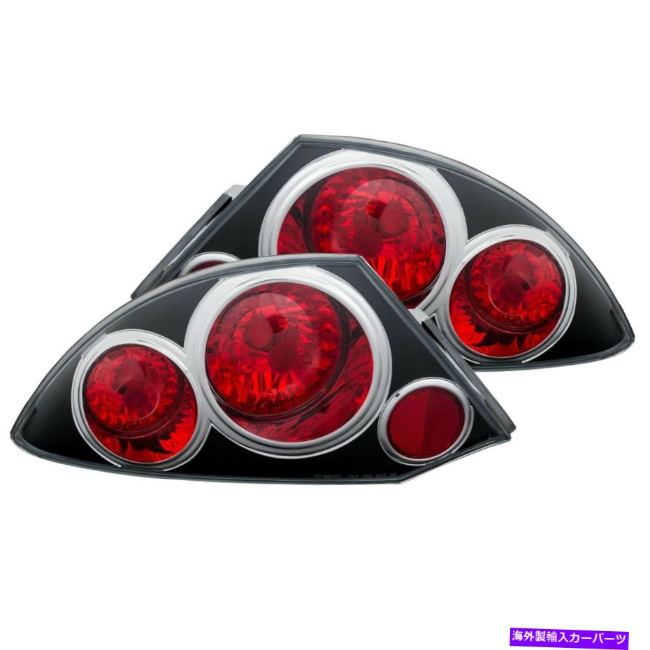 USơ饤 2000-2005ɩEclipse Taillights Black - ANZ221081 ANZO for 2000-2005 Mitsubishi Eclipse Taillights Black - anz221081