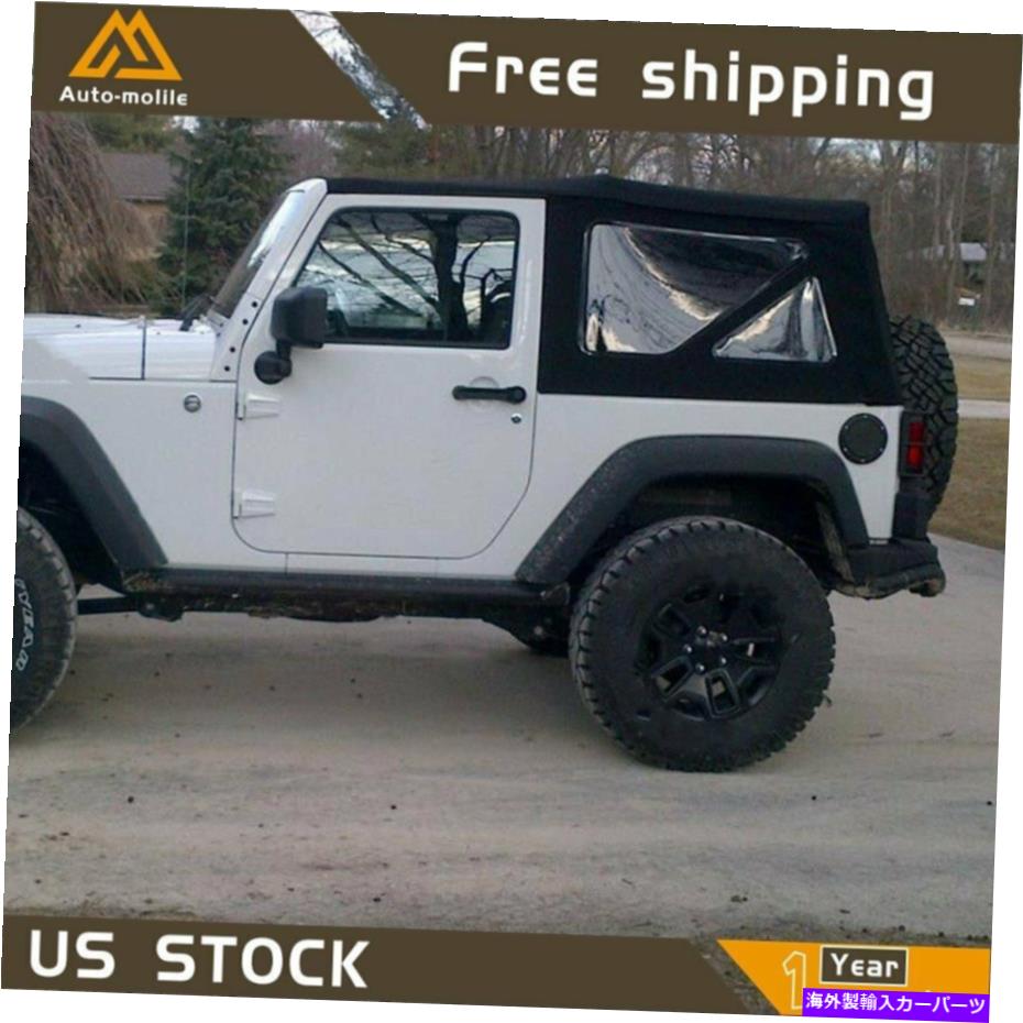 Soft Top ジープwrangler TJ 2ドアのための黒の交換の柔らかい上及び後の色合いの窓 Black replacement Soft Top & Rear Tinted Windows FOR Jeep Wrangler TJ 2 Door